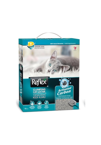 Aktif Karbonlu Topaklanan Kedi Kumu, 10 L