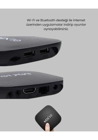 Android 4k Tv Box Wi-fi, Bluetooth, Dolby Ses, 60 Fps Ultra Hd Diğer