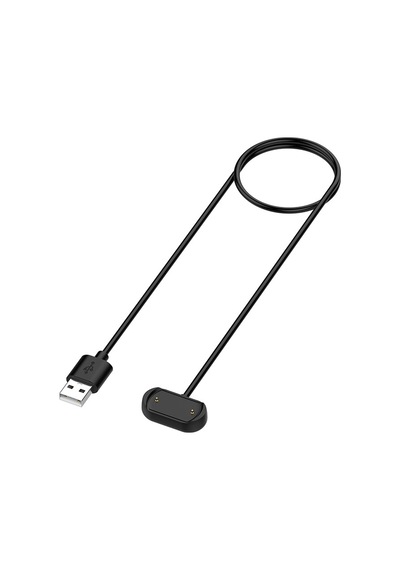 Caseonn Amazfit Bip 5 Unity Manyetik Usb Hızlı Şarj Kablosu Siyah