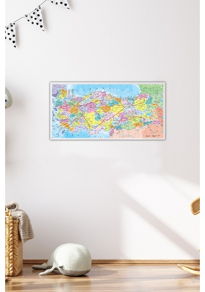 Anatolian 110 Parçalık Eğitici Puzzle - Türkiye Haritası İller 7401