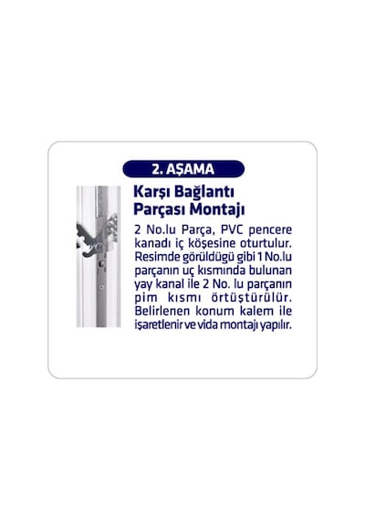 Arwin Kapı Pencere Kademeli Havalandırma Kolu Sağ Açılım