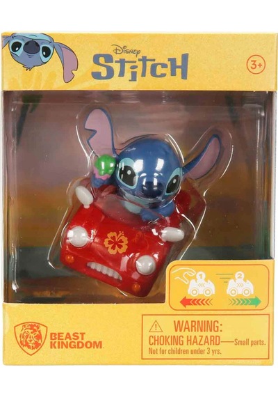 Yume Toys Disney Stitch Zoom Hero Serisi Çek Bırak Figürlü Sports Car 15750