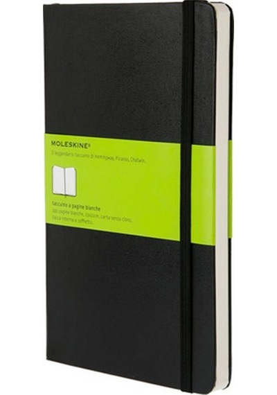 Moleskine 13X21 Sert Düz Siyah Butik Defter