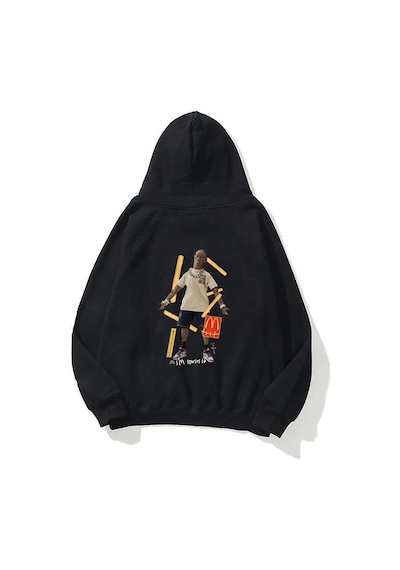 Tarzsokak Mc Crew Cactus Jack Unisex Siyah Sweatshirt