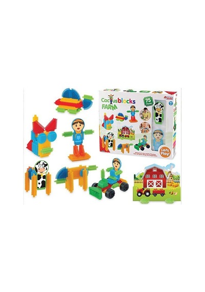 03312 Kaktüs Bloklar Çiftlik 75pcs