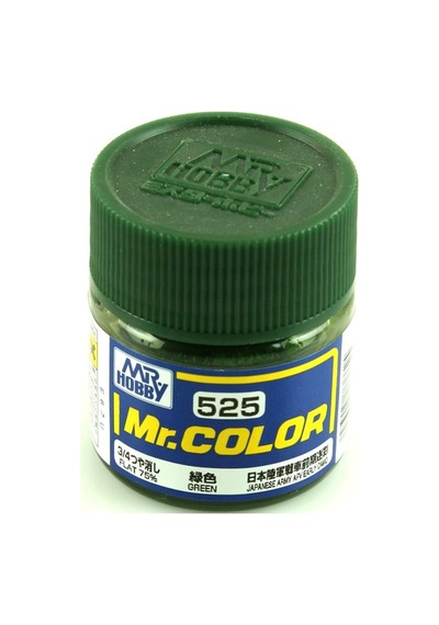 10 Ml. Green Mr.color Serisi Maket Boyası, Mr.hobby C525 Standart