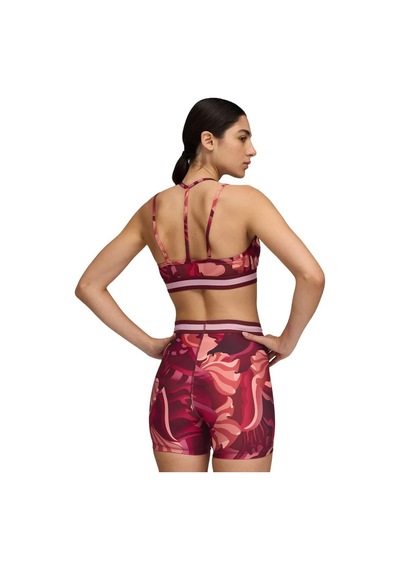 Puma Floral Rıbbon Low Bra Sporcu Sütyeni 52749496 Bordo