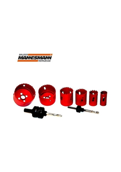 Mannesmann 44100 Hss Bi-metal Delik Testeresi Seti. 8 Parça