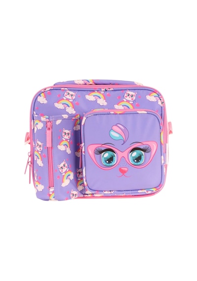 Kaukko Kız Çocuk, Lila Pembe, Kedi Baskılı Isı Yalıtımlı Üç Bölmeli Matara Cepli Okul Beslenme Çantası L7236 Lila - Pembe Kaukko Kız Çocuk, Lila Pembe, Kedi Baskılı Isı Yalıtımlı Üç Bölmeli Matara Cepli Okul Beslenme Çantası L7236 Lila - Pembe