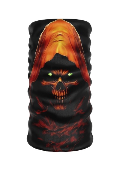 Bebo Store Skull-175 Extreme Spor Motor Kullananlara Özel Desenli Reflektörlü Buf Boyunluk Bandana Balaklava