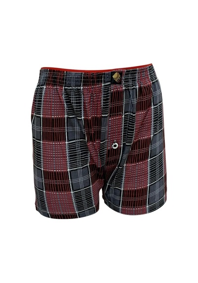 Jojoboy Polo Erkek Mavi-Siyah-Sarı Desenli Boxerdon 2 Li