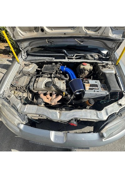 Peugeot 106 Quicksiler Krom Borulu Spor Açık Hava Filtre Seti -boru Çapı 7,6cm-uzunluk 23cm