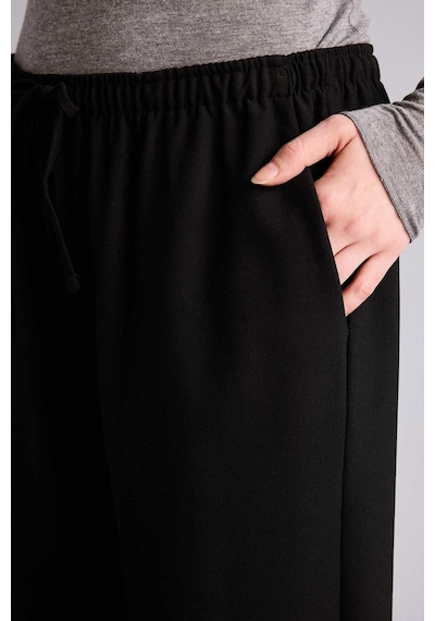 Defacto Wide Leg Kumaş Palazzo Pantolon C1428AX23WN Siyah