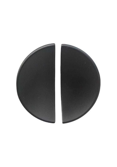 System Düğme Yarım Daire Mobilya Kulbu Siyah Renk 16mm Kulp Sy4716 0016 Al6 Çok Renkli