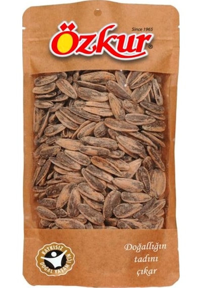 Özkur Tuzlu Kavrulmuş Siyah Ay Çekirdek 250 G