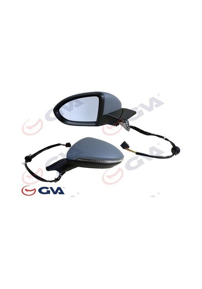 Gva 1075281 Dış Dikiz Aynası Sol Elektrikli Isıtmalı Sinyalli Astarlı Hafızalı Kör Noktalı Asferik Volkswagen Golf 20 5h1857507a9b9
