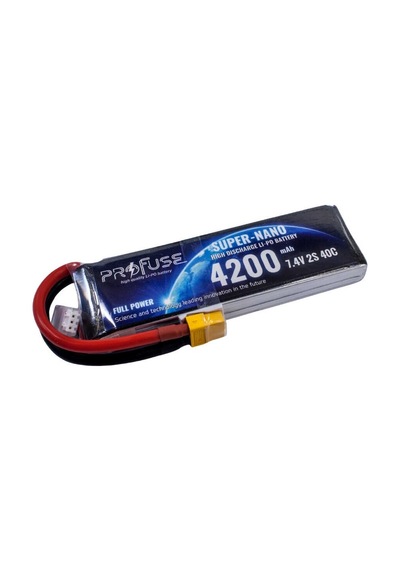 7.4v 2s Lipo Pil-batarya 4200mah 40c
