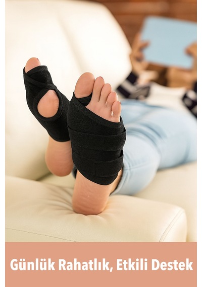 2 Adet Ayak Parmak Koruyucu Ayak Ateli Halluks Valgus Ateli Bunyon Ayak Baş Parmak Kemik Düzeltici