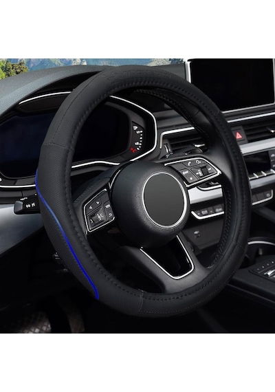 Michelin Mc1003naz Premium Suni Deri Direksiyon Kılıfı Mavi