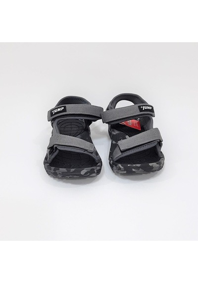 Jump 30066 Gri Cırtlı Rahat Erkek Çocuk Sandalet 001
