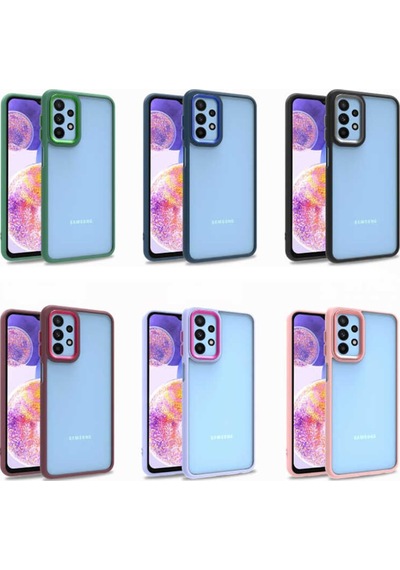 Samsung Uyumlu Galaxy A23 Kılıf Zore Flora Kapak