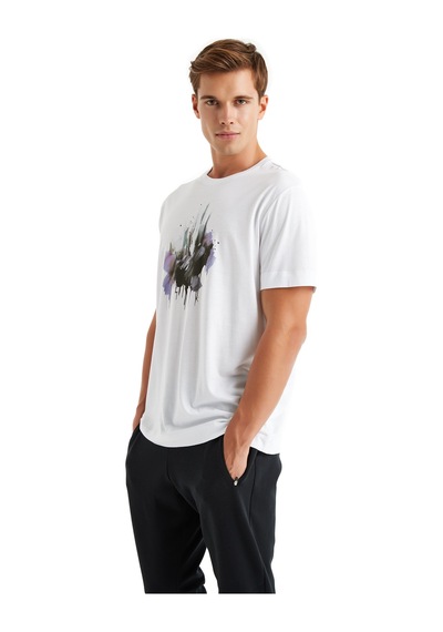Blackspade Erkek T-shirt 40614 - Beyaz