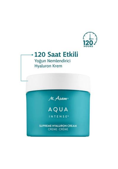 Aqua Intense 120 Saat Etkili Yoğun Nemlendirici Hyaluronlu Parfümsüz Yüz Kremi