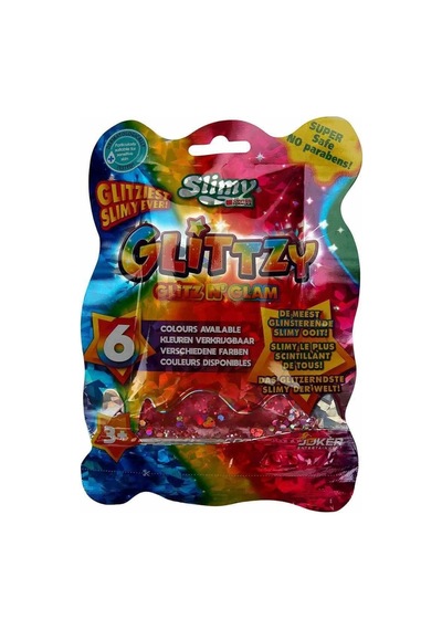 34025 Slimy Glitzy 10 Renk 90 Gr Çok  Renkli
