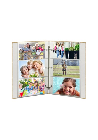 Lexroo Jasmine - 3-ring Photo Album 300 Pockets Hold 4x6 Photos, Jasmine Design