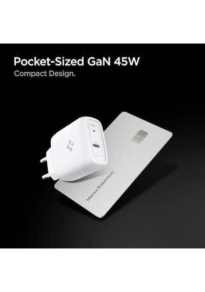 Spigen PE2015 Powerarc Arcstation Pro 45 W USB-C Duvar Şarj Cihazı Beyaz