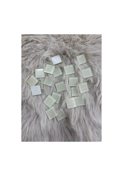 Sanatsal Kristal Mozaik Ks-01 23x23mm Beyaz 250gr