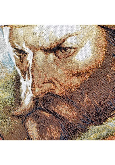 Figüratif Seri-21 Dokuma Goblen Kumaş-Fatih Sultan Mehmet