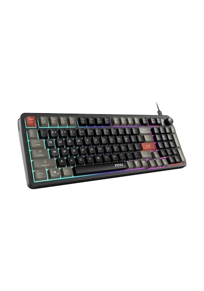 Msı Forge Gk110 Rgb %96 Membrane Switch Kablolu Oyuncu Klavyesi Ckckmsı0010