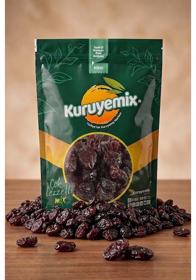 Birinci Sınıf Yaban Mersini Cranberry Kurusu - Doğal, Taptaze Ve Yoğun Aroma 250g 250 G