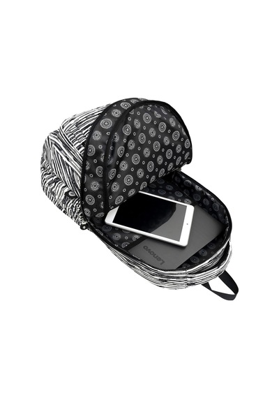Okul Cantalari Zebra Desenli Galb Leather L