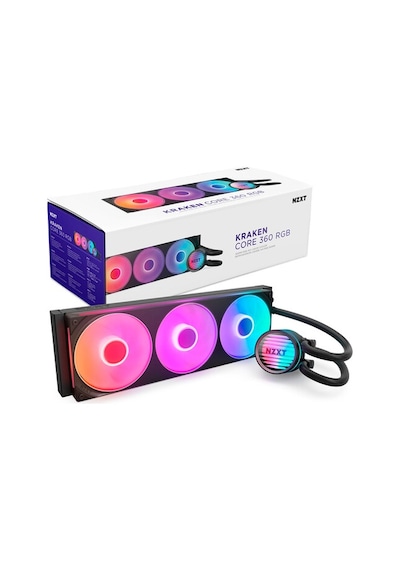 Nzxt Kraken Core 360 Rgb Rl-kr36c-b1 Siyah İşlemci Sıvı Soğutucu