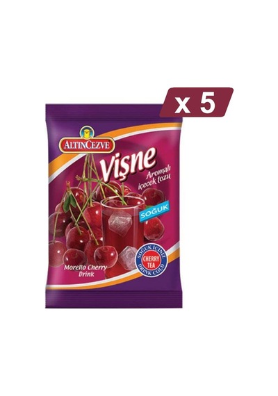 Altıncezve Vişne Aromalı İçecek Tozu Soğuk 5 x 450 G