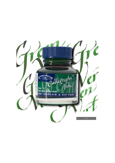 Winsor Newton Kaligrafi Mürekkebi 30Ml - Green
