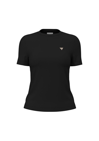 Guess Sonia Bisiklet Yaka Kısa Kollu Kadın Siyah T-shirt V6rı17kd741-jblk Siyah