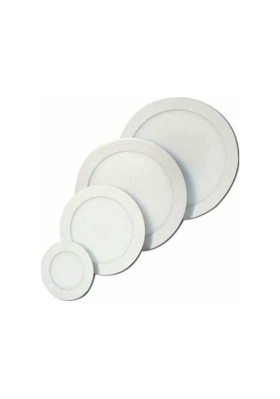Zmr 6 Watt Yuvarlak Sıva Altı Led Panel Spot 10 Adet Led Beyaz