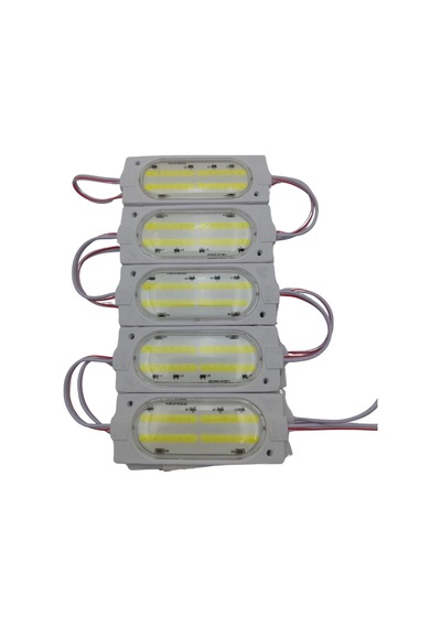 12 Volt Cob Ledli Animasyonlu Beyaz Çakar Modül 5 Adet