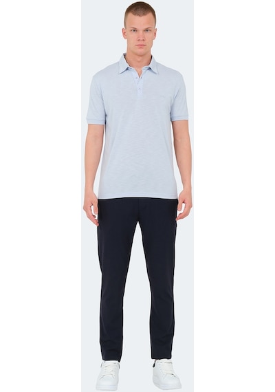 Slazenger KATSURO Erkek Polo Yaka Mavi Tişört