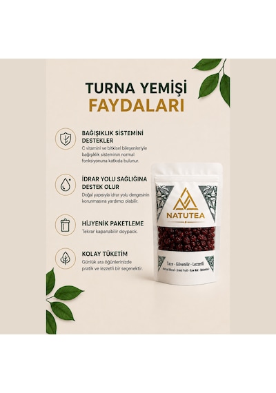 Natutea Turna Yemişi Cranberry 1 Kg Kuru Meyve