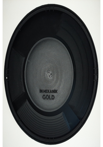 İn Mekanik Gold Pan Altın Tavası Altın Yakalama Eleği Siyah Renk N11.263