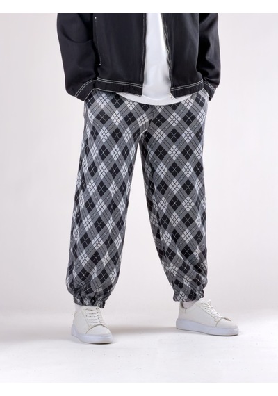 Cocopelli Desenli Gri Erkek Baggy Pantolon Coc2786 Gri