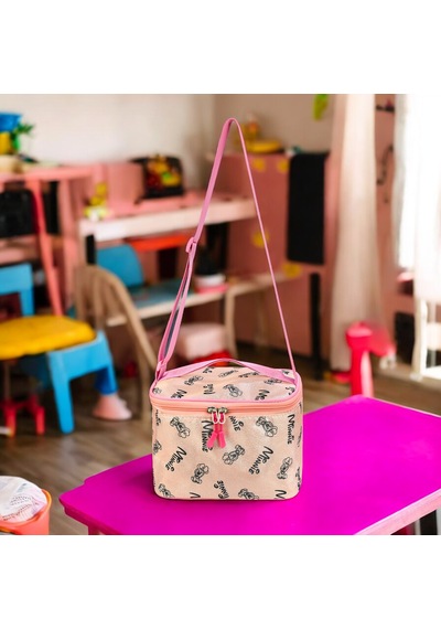 Kız İlkokul Ortopedik 3'lü Set Kalemlik Beslenme Çanta Model 1