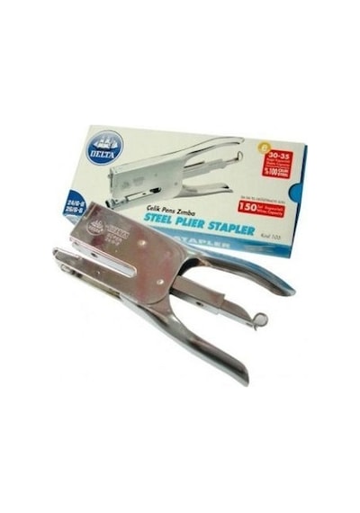Delta 105 Çelik Pens Zımba Makinesi 24/6-24/8 Zımba Teli Kullan