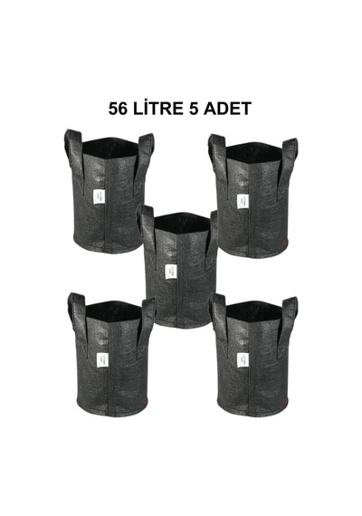 Serapot Kumaş Saksı 56 Litre 5 Adet
