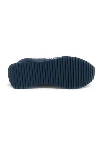 Ea7 Emporio Armani Erkek Beyaz Logolu Lacivert Sneaker
