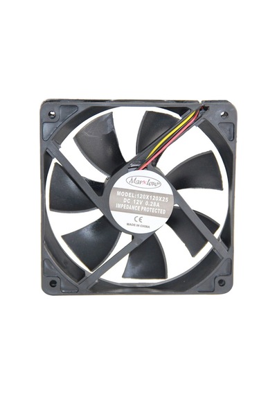 Marxlow 120x120x25mm 12v 0.28a 3 Kablo Fan 5 Li Paket